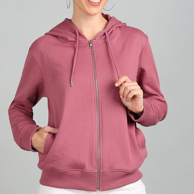Sweat à Capuche zippé de qualité supérieure pour femmes, design classique décontracté pour l'hiver, sweat à capuche avec logo sur le devant - Meilleures ventes de sweats à capuche pour femmes OEM