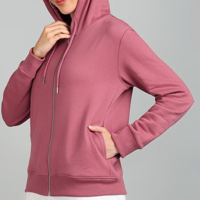Sweat à Capuche zippé de qualité supérieure pour femmes, design classique décontracté pour l'hiver, sweat à capuche avec logo sur le devant - Meilleures ventes de sweats à capuche pour femmes OEM