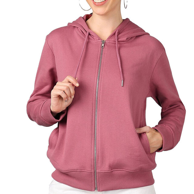 Sweat à Capuche zippé de qualité supérieure pour femmes, design classique décontracté pour l'hiver, sweat à capuche avec logo sur le devant - Meilleures ventes de sweats à capuche pour femmes OEM
