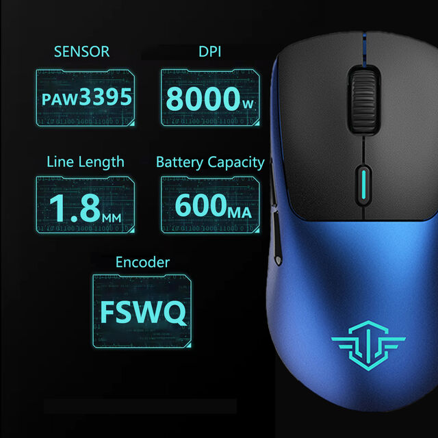 ماوس ألعاب لاسلكي عمودي RGB من المصنع بالجملة - ماوس ألعاب بصري لاسلكي قابل لإعادة الشحن 2.4G OEM مخصص Sem Fio