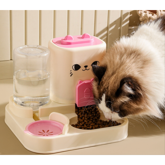 Katzenfutterspender, Katzennapf, Haustierutensilien, Katzenschale, Hundenapf, Katzenbecken, universeller Wasserspender, Haustierbedarf