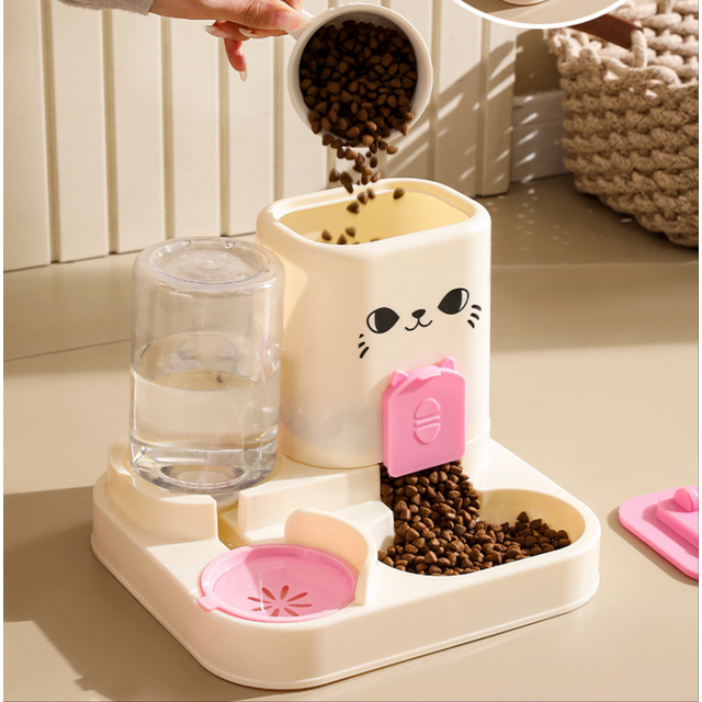 Katzenfutterspender, Katzennapf, Haustierutensilien, Katzenschale, Hundenapf, Katzenbecken, universeller Wasserspender, Haustierbedarf