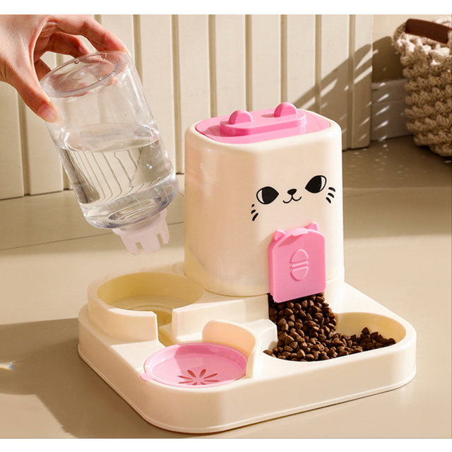 Katzenfutterspender, Katzennapf, Haustierutensilien, Katzenschale, Hundenapf, Katzenbecken, universeller Wasserspender, Haustierbedarf