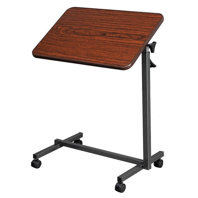Mesa Lateral Móvel de Luxo Leve com Rodas, Pequeno Rack de Armazenamento e Gabinete de Estudo para Móveis Domésticos, Sala de Estar