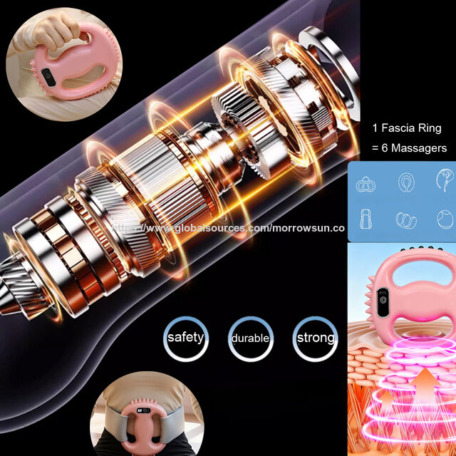 Cordless Deep Beat Body Slimming Fat Burning Body Shape Mini Fascial Massage Magic Ring Magnet Portable Massage Belt