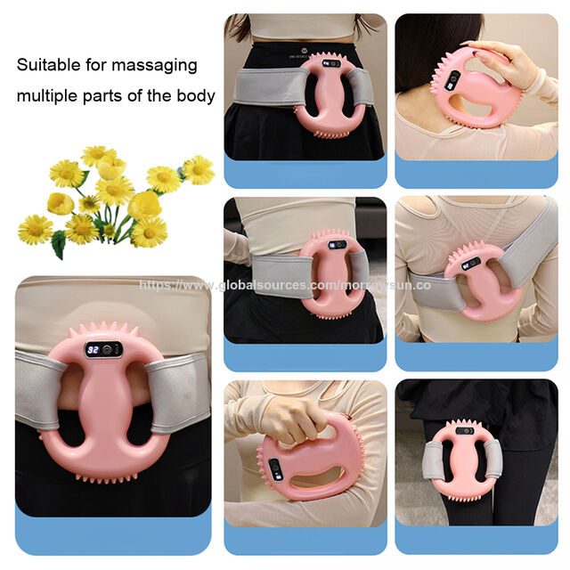 Cordless Deep Beat Body Slimming Fat Burning Body Shape Mini Fascial Massage Magic Ring Magnet Portable Massage Belt