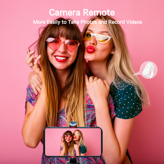 Controle Remoto de Anel de Rolagem TikTok para Kindle, Virador de Página de APP, Gravação de Vídeo Selfie, Compatível com iOS Android com Suporte para Celular