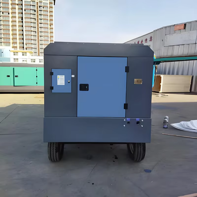 Compresseur Diesel 640 CFM 17 bar 250 psi 18 m³/min Portable avec Moteur Principal pour l'Exploitation Minière - Compresseur d'Air à Vis 18 m³/min