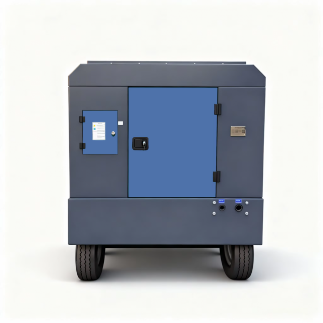 Compresseur Diesel 640 CFM 17 bar 250 psi 18 m³/min Portable avec Moteur Principal pour l'Exploitation Minière - Compresseur d'Air à Vis 18 m³/min