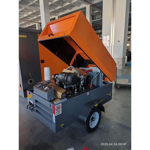 Compresseur d'Air Diesel de Qualité Supérieure pour la Construction avec Livraison Rapide
