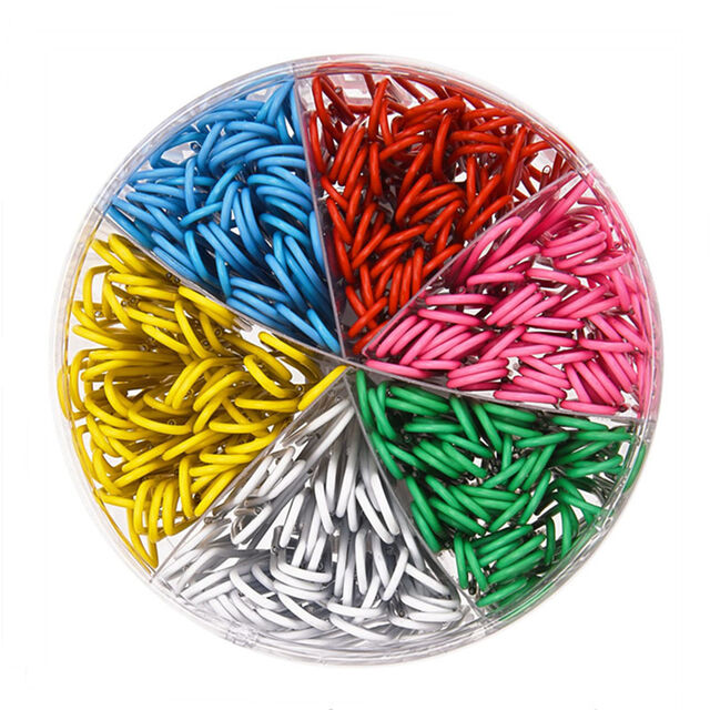 Bestseller Sortierte Papierklammer-Sets für Büroorganisation - Vinylbeschichtete Papierklammern