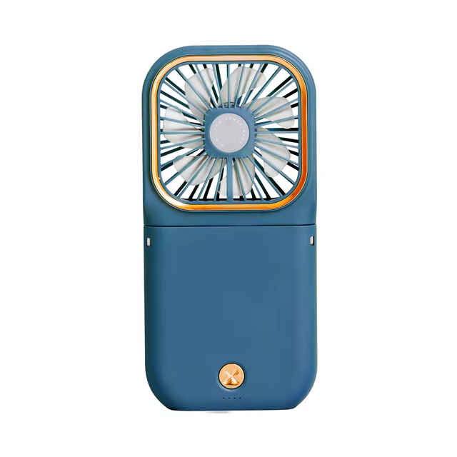 Nouveau Ventilateur de Taille Pliable Rechargeable USB à 3 Lames, Batterie Externe d'Urgence, Mini Ventilateur Portable Domestique