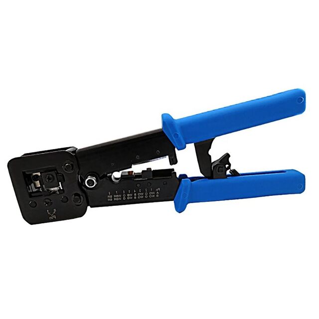 Herramienta de crimpado para cables de red RJ45 y RJ11 RJ12, alicates multifunción para cables