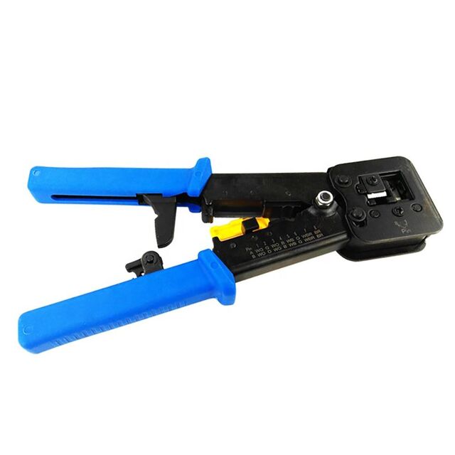 Herramienta de crimpado para cables de red RJ45 y RJ11 RJ12, alicates multifunción para cables
