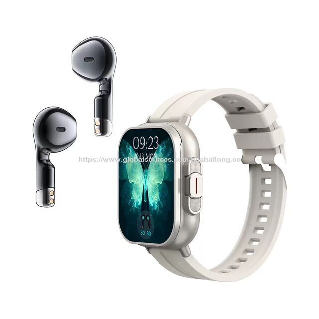 Smartwatch mit integrierten Ohrhörern