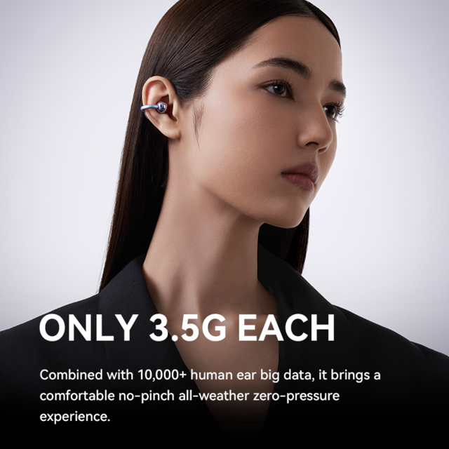 Sanag S6S Pro Kopfhörer mit offener Luftleitung, 6. Generation, Ohrclip-Design, Verbundmembran mit doppeltem Magnetkreis