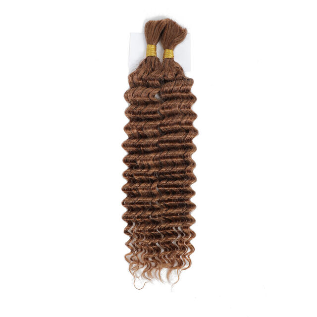 Bunte Haarverlängerungen für Zöpfe im Großhandel - Jungfräuliches Echthaar zum Zopfloch, Bulk Ware ohne Weft, Boho Braids Großhandel Echthaar