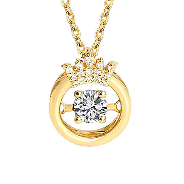 Pingente de Diamante Genuíno 100% Natural Certificado GIA, 1.00 Quilate, Diamante Coração, Pingente de Diamante Solitário em Ouro Maciço 14k