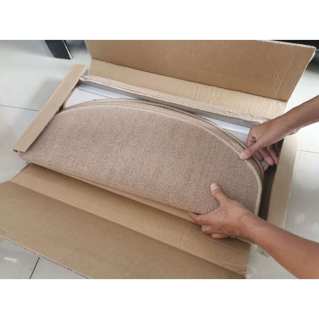 Elegante Felpudo de Escalera Tupido de Alta Calidad para Decoración del Hogar