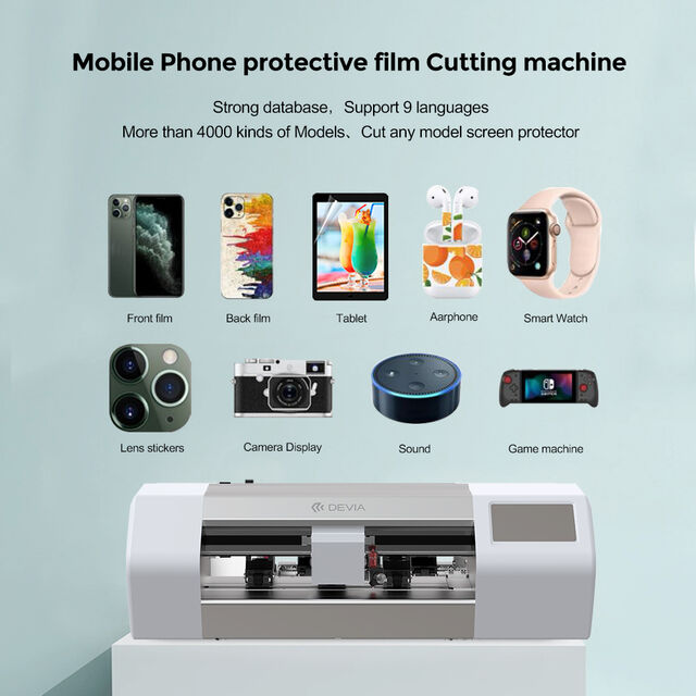 Devia Custom TPU Handy Displayschutzfolie Hydrogel Film Plotter Schneidemaschine für alle Modelle