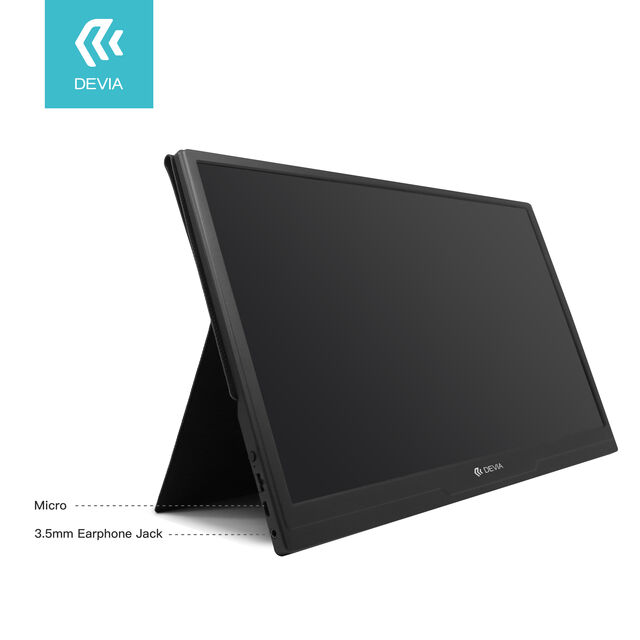 Panneaux d'affichage LCD portables Devia 15,6 pouces 6800K 1920*1080, moniteurs LCD en gros