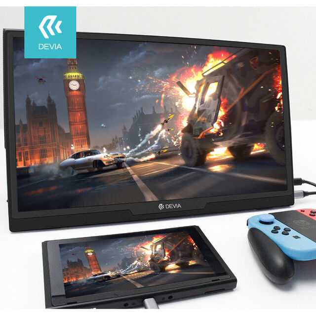 Panneaux d'affichage LCD portables Devia 15,6 pouces 6800K 1920*1080, moniteurs LCD en gros