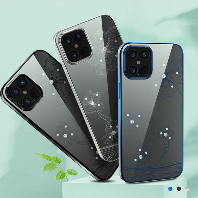 Funda Devia Cobertura Total Crystal Flora para Teléfono Móvil, Carcasa de Cristal Antigolpes