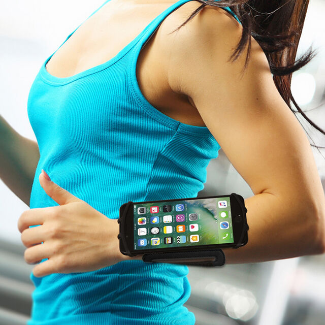 Sac de téléphone portable transparent souple Devia, brassards de sport
