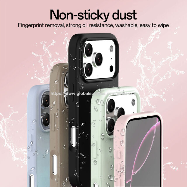 Neues Design Stoßfeste Flüssigsilikon-Handyhülle Magnetische Ladehülle für iPhone 17