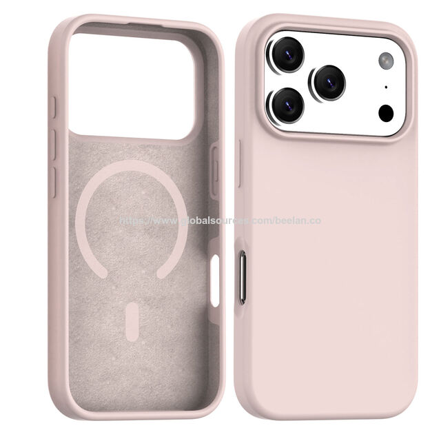 Neues Design Stoßfeste Flüssigsilikon-Handyhülle Magnetische Ladehülle für iPhone 17