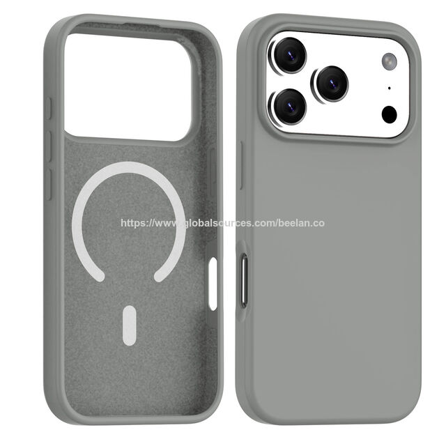 Neues Design Stoßfeste Flüssigsilikon-Handyhülle Magnetische Ladehülle für iPhone 17