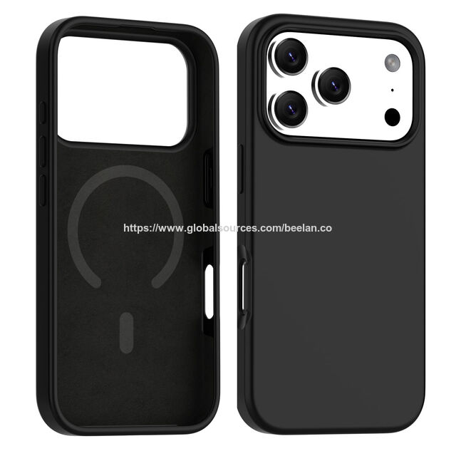 Neues Design Stoßfeste Flüssigsilikon-Handyhülle Magnetische Ladehülle für iPhone 17