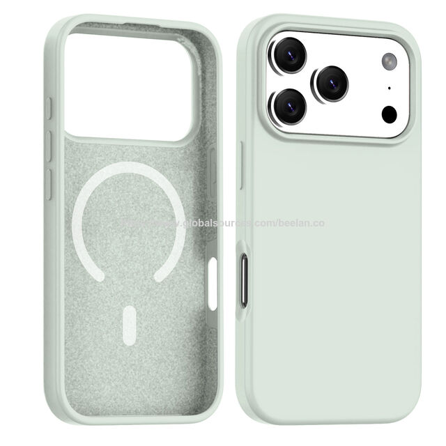 Neues Design Stoßfeste Flüssigsilikon-Handyhülle Magnetische Ladehülle für iPhone 17
