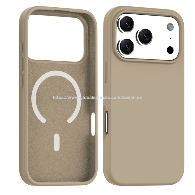 Neues Design Stoßfeste Flüssigsilikon-Handyhülle Magnetische Ladehülle für iPhone 17