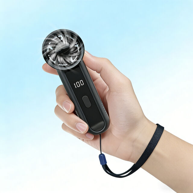 Novo Mini Ventilador de Bolso Recarregável USB de Alta Velocidade para Exterior