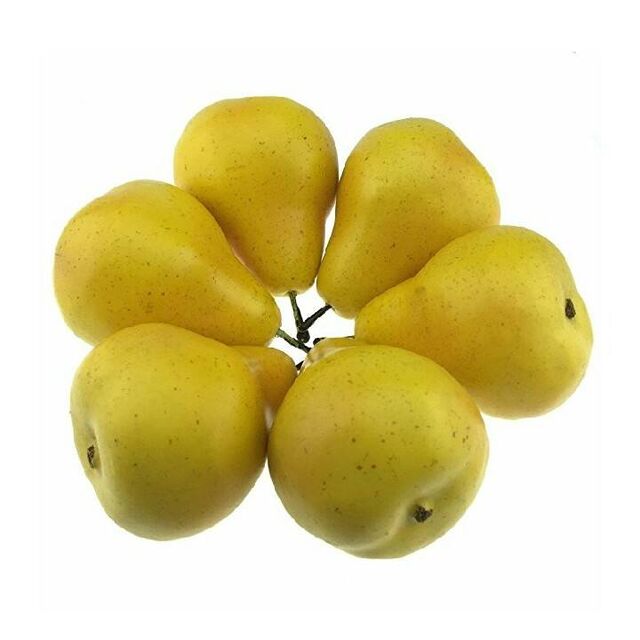 Juguete de Fruta Artificial Realista (Manzana, Plátano, Uva, Limón, Pera) para Decoración del Hogar, Fiesta de Navidad
