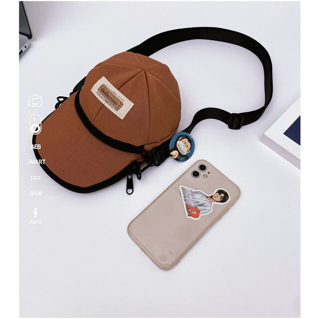 Sac Bandoulière Femme Été Version Coréenne Instagram Polyvalent Chapeau Personnalité Tendance Sac d'Épaule Homme
