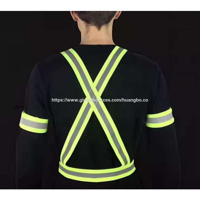 Gilet de Sécurité Réfléchissant pour Vélo, Sport, Travail, Marche, Voyage, Cyclisme