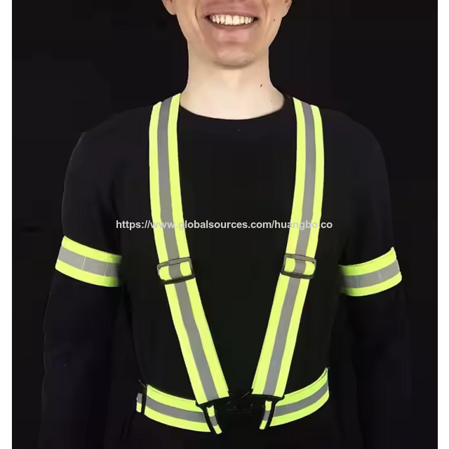 Gilet de Sécurité Réfléchissant pour Vélo, Sport, Travail, Marche, Voyage, Cyclisme