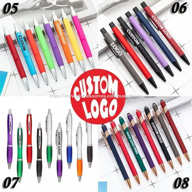 Hot Selling Promotional New Multifunction Customized Advertising Gift Metal Ball Stylus Pens Bulk Ballpoint Pen