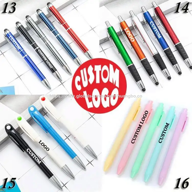 Hot Selling Promotional New Multifunction Customized Advertising Gift Metal Ball Stylus Pens Bulk Ballpoint Pen