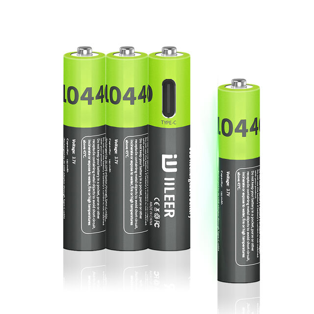 Batería Recargable Universal 10440 666mWh 3.7V 180mAh Li-ion de Larga Vida Útil con Cable de Carga