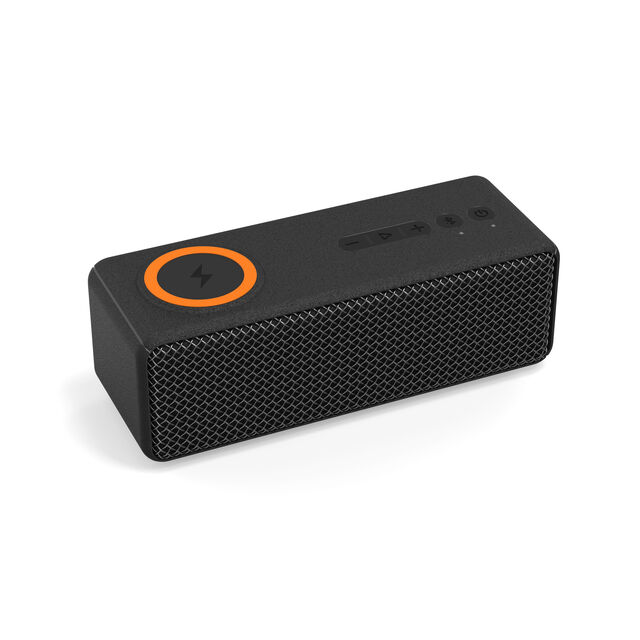 Altavoz Bluetooth Portátil OZZIE D20 20W con Cargador Inalámbrico Integrado para Uso Móvil
