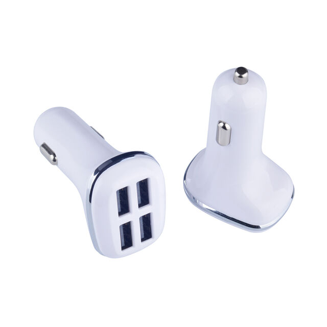 Chargeur de Voiture Golf Shell Haute Puissance 5V5.1A avec 4 Ports USB, Sortie USB avec IC Intelligent