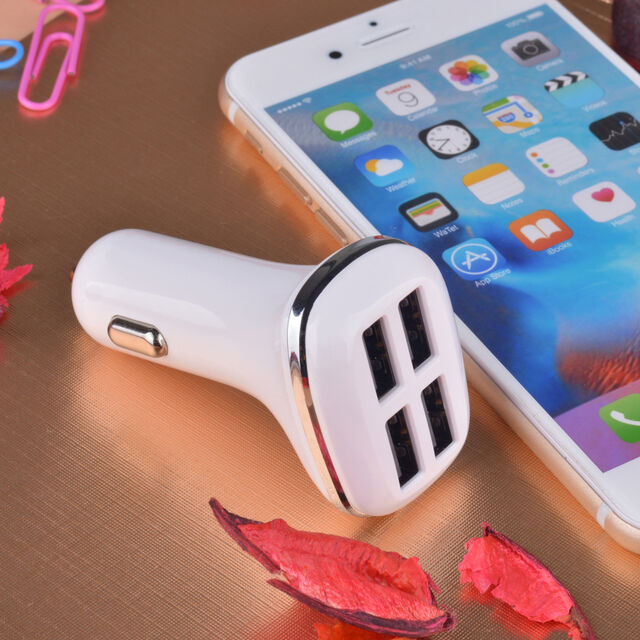 Chargeur de Voiture Golf Shell Haute Puissance 5V5.1A avec 4 Ports USB, Sortie USB avec IC Intelligent