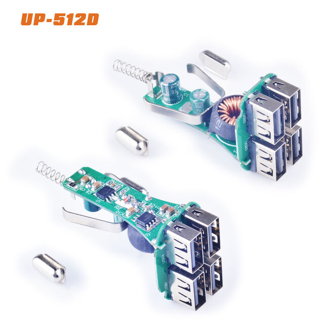 Chargeur de Voiture Golf Shell Haute Puissance 5V5.1A avec 4 Ports USB, Sortie USB avec IC Intelligent