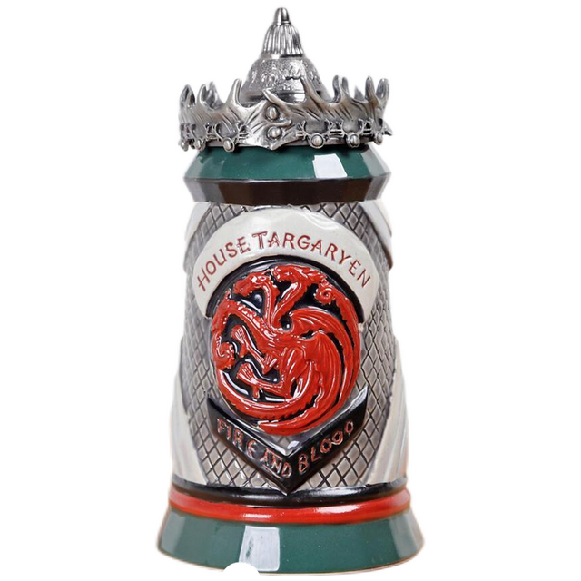 Jarra de Cerveza de Gres con Tapa, Tazón de Cerveza de Cerámica, Estilo Bávaro de Múnich, Alemania, para Regalos y Souvenirs, 0.9 Litros