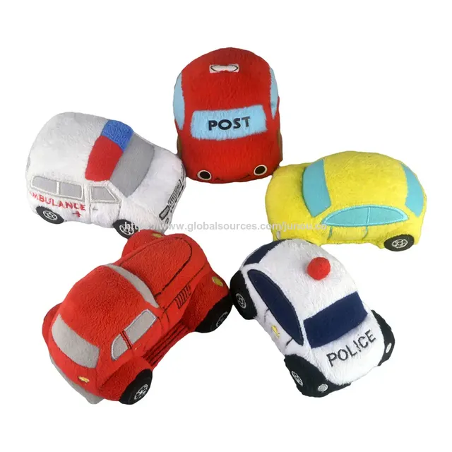 Almohada Cojín Coche de Peluche Lindo para Niños de 35cm - Juguete de Peluche Vehículo