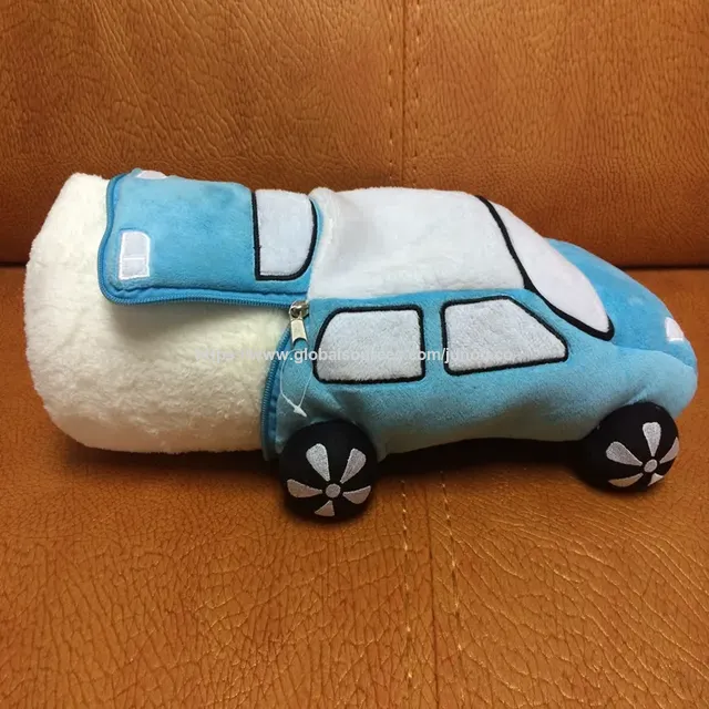 Almohada Cojín Coche de Peluche Lindo para Niños de 35cm - Juguete de Peluche Vehículo