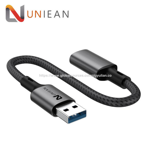 Adaptador Convertidor Cargador USB OTG Tipo C de USB A 3.0 Macho a USB C 3.1 Hembra para SSD, Teléfono Móvil, Portátil